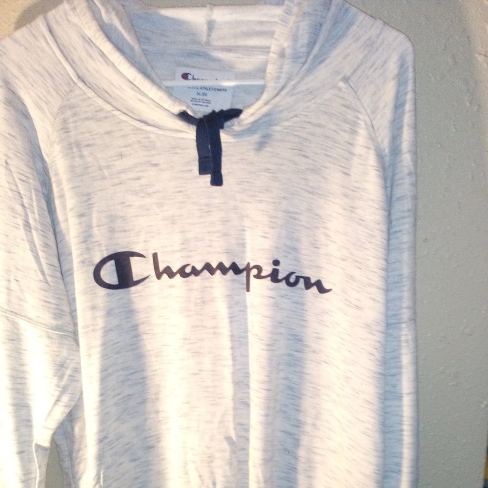 womens Champion hoodie AND pants Size l/Xl